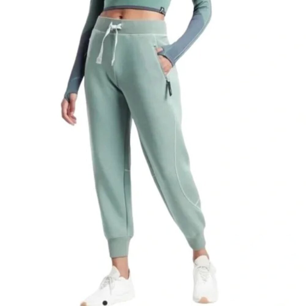 Allyson Felix Athleta | Legend Travel Sweatpants Joggers Minimalist Light Sage L